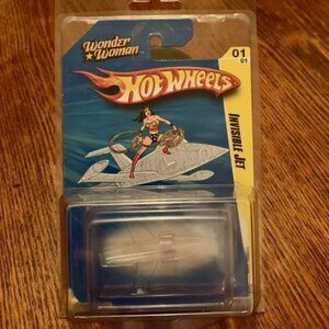 Wonder Woman Hot Wheels 2010 Invisible Jet - DC Comic - Mattel - NIB - NEW